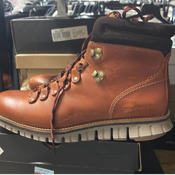 BNWT Cole Haan Hiking Boot ZeroGrand Explorer Col: British Tan